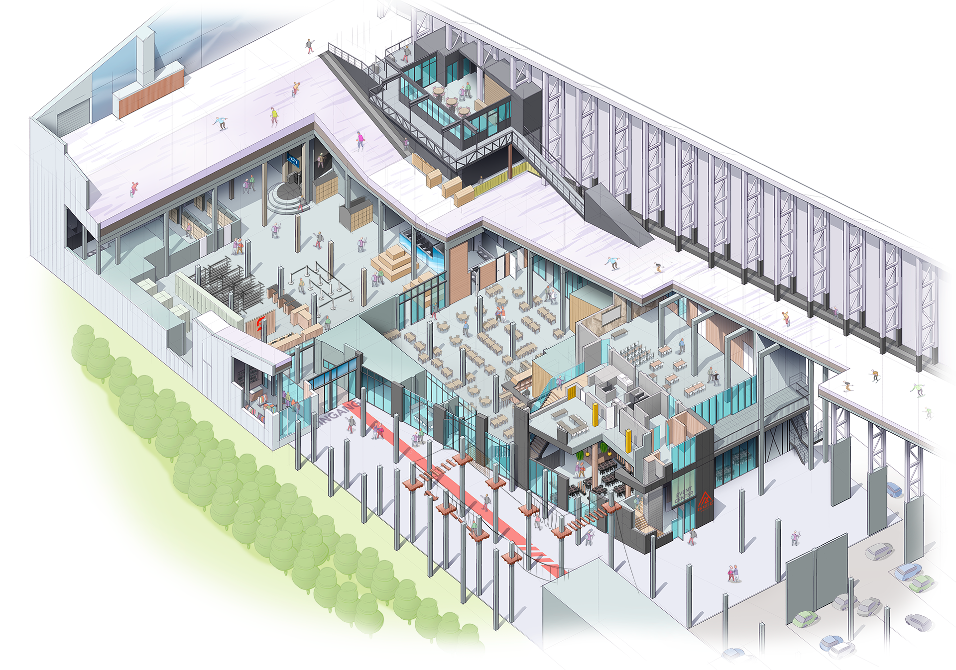 Plattegrond SnowWorld Landgraaf